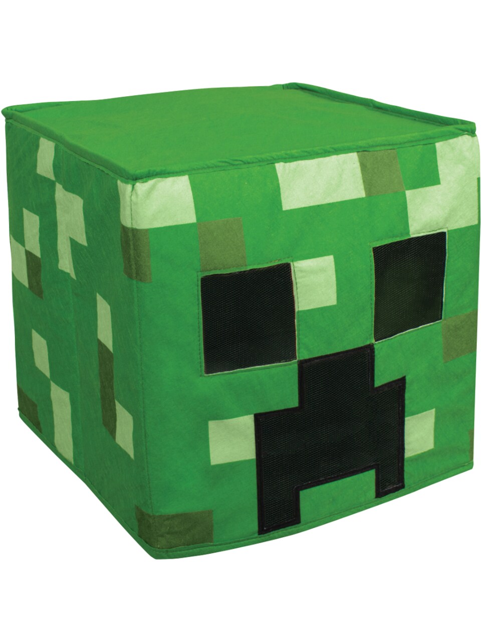 Adult's Minecraft Creeper Mob Monster Block Head Mask Costume Accessory